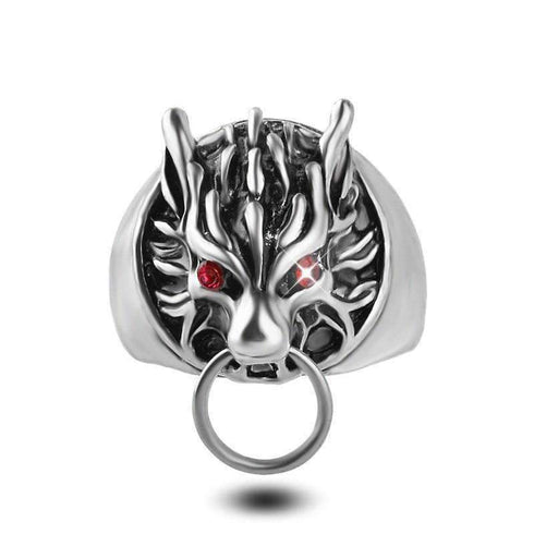 Bague Loup Garou (Acier)